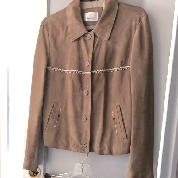 NWT 100% Goat Suede Jacket by George J Love, size L - Picture 3 of 8